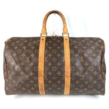 Louis Vuitton Boston Bag Keepall 45 Monogram Canvas Brown — view 2