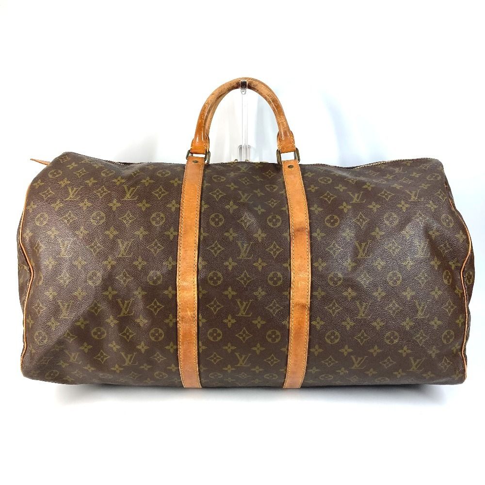 Louis Vuitton Boston Bag Keepall 60 Debeso Monogram Canvas Brown — view 2
