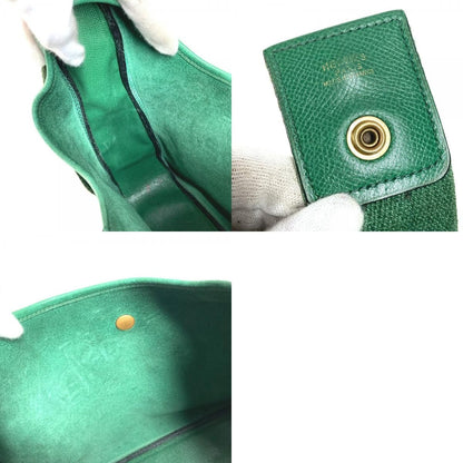 Hermes Shoulder Bag Saco Courchevel Green — view 9