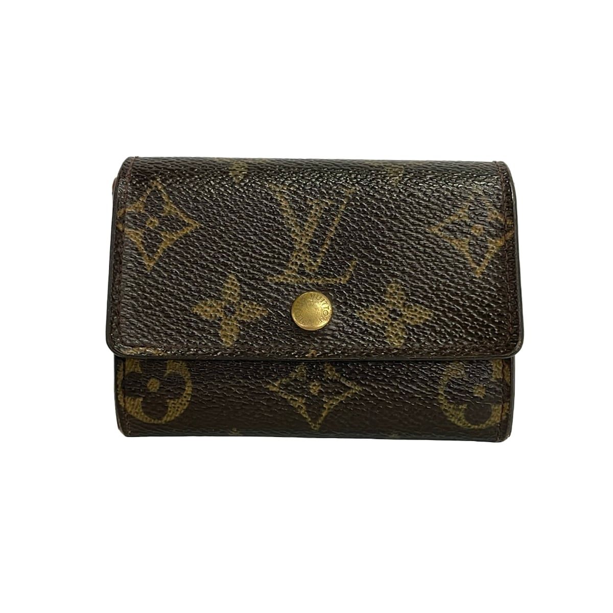 Louis Vuitton Coin Case Monogram Porto Monet Plastic