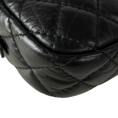 Chanel Shoulder Bag Quilted 2.55 Black Chain Gold Mademoiselle — view 7