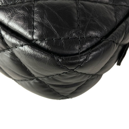 Chanel Shoulder Bag Quilted 2.55 Black Chain Gold Mademoiselle — view 6