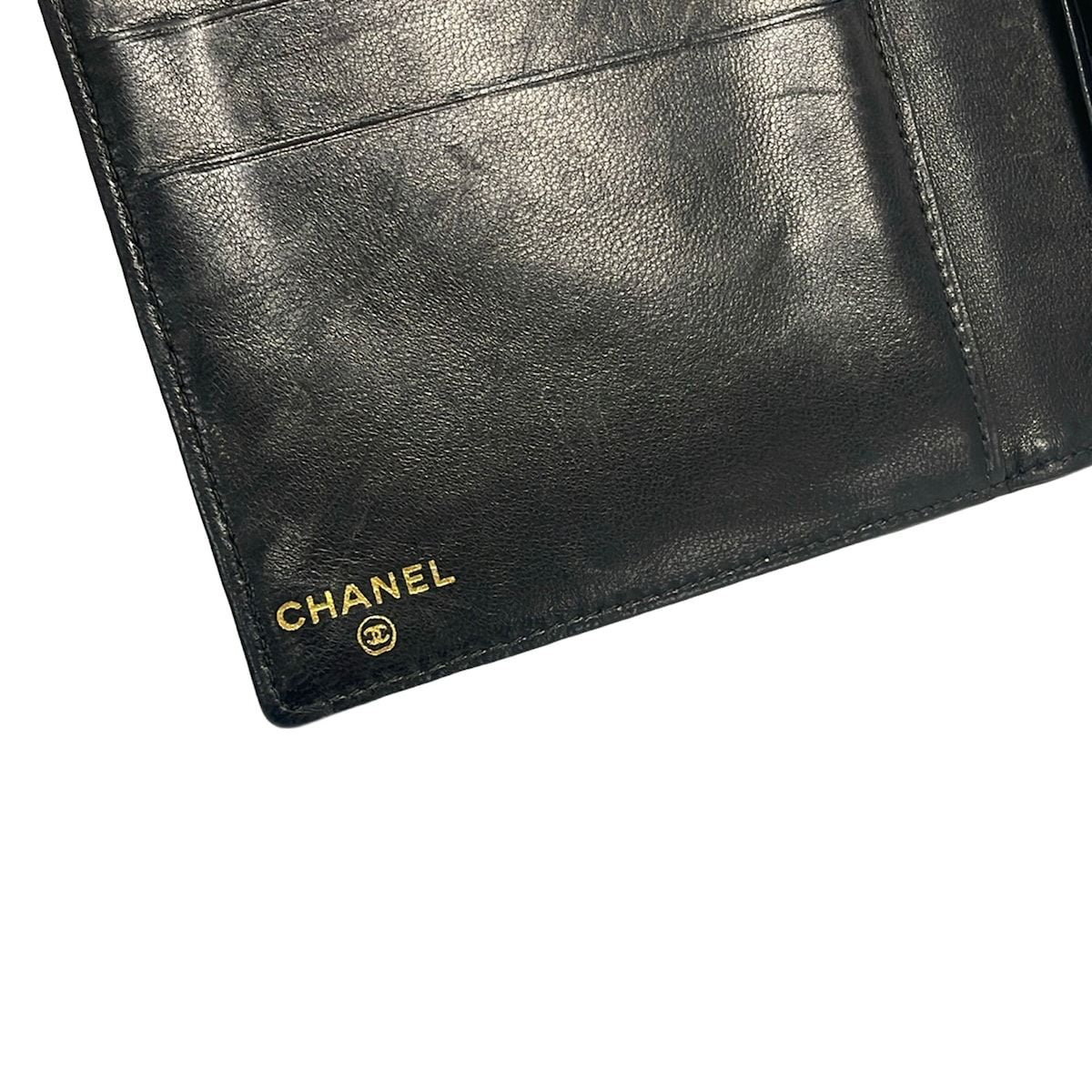 Chanel Wallet Black Clasp CC Logo — view 5