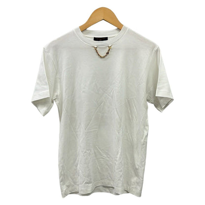 Louis Vuitton Short Sleeve T-Shirt XS Uol White Gold Crew
