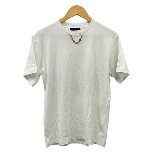 Louis Vuitton Short Sleeve T-Shirt XS Uol White Gold Crew