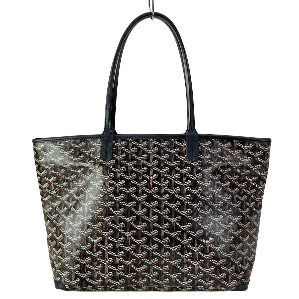 Goyard Handbag Artois PM Black Leather
