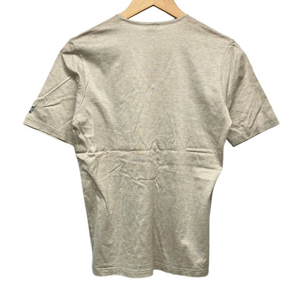 Hermes Short Sleeve T-Shirt S Beige Neck Carriage Embroidery — view 2