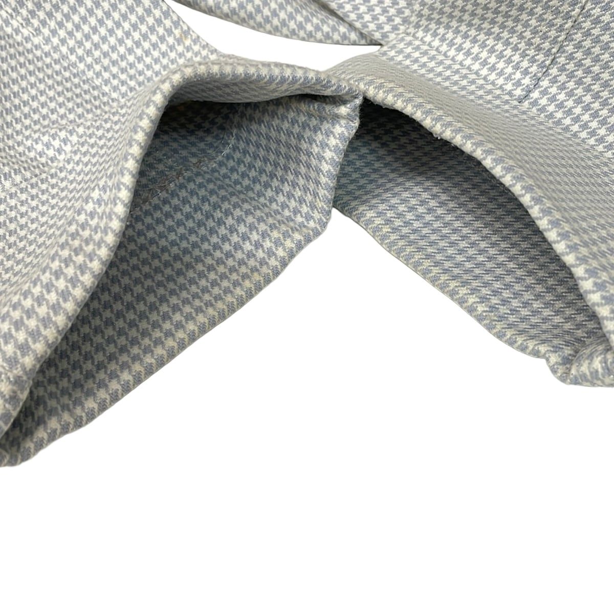 Hermes Pants 40 M Light Blue White Houndstooth — view 6