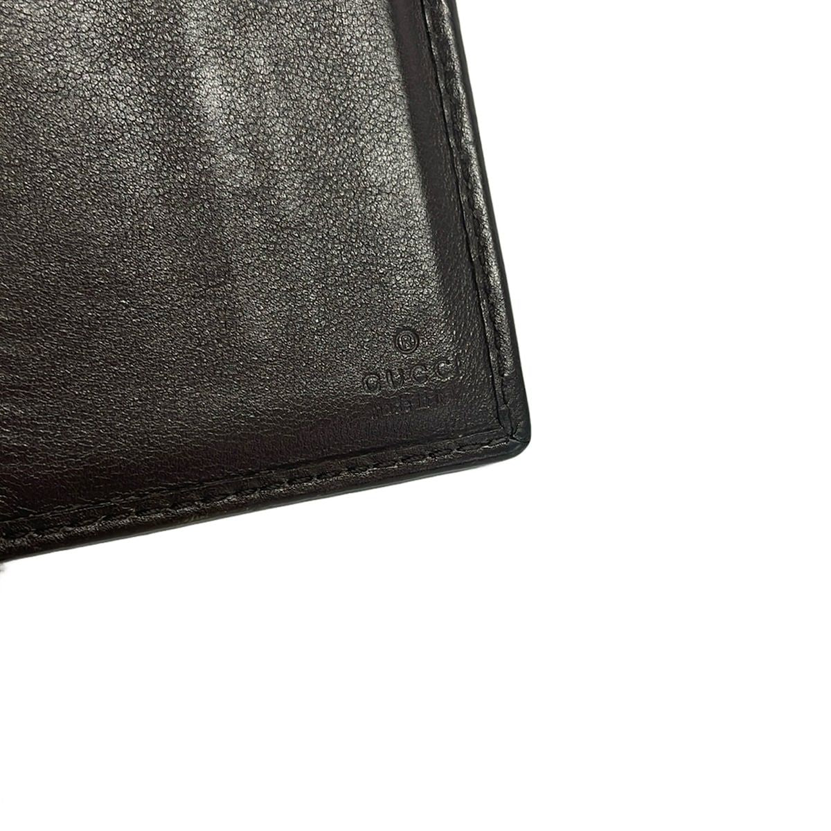 Gucci Wallet Light Brown Dark Silver GG Canvas Interlocking — view 6