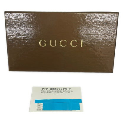 Gucci Wallet Light Brown Dark Silver GG Canvas Interlocking — view 7