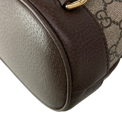 Gucci Sac Ophidia Mini Backpack Beige Dark Brown Red Green — view 8