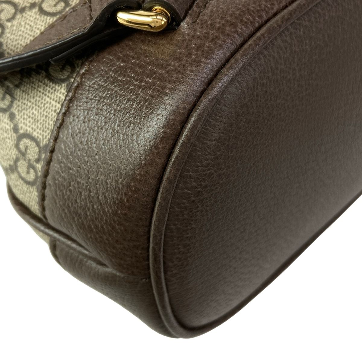 Gucci Sac Ophidia Mini Backpack Beige Dark Brown Red Green — view 9