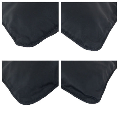 Prada Tessuto Black Silver Nylon Shoulder — view 3