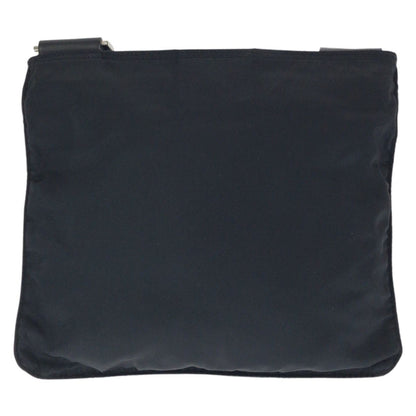 Prada Tessuto Black Silver Nylon Shoulder — view 2