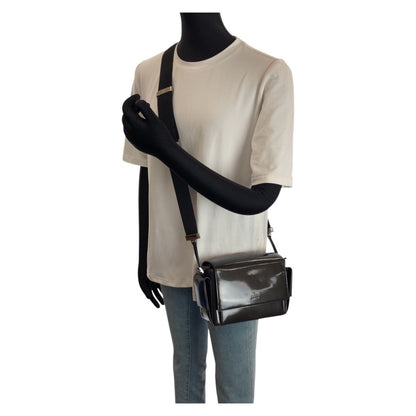 Gucci Gray Khaki Black Enamel 001 Shoulder — view 7