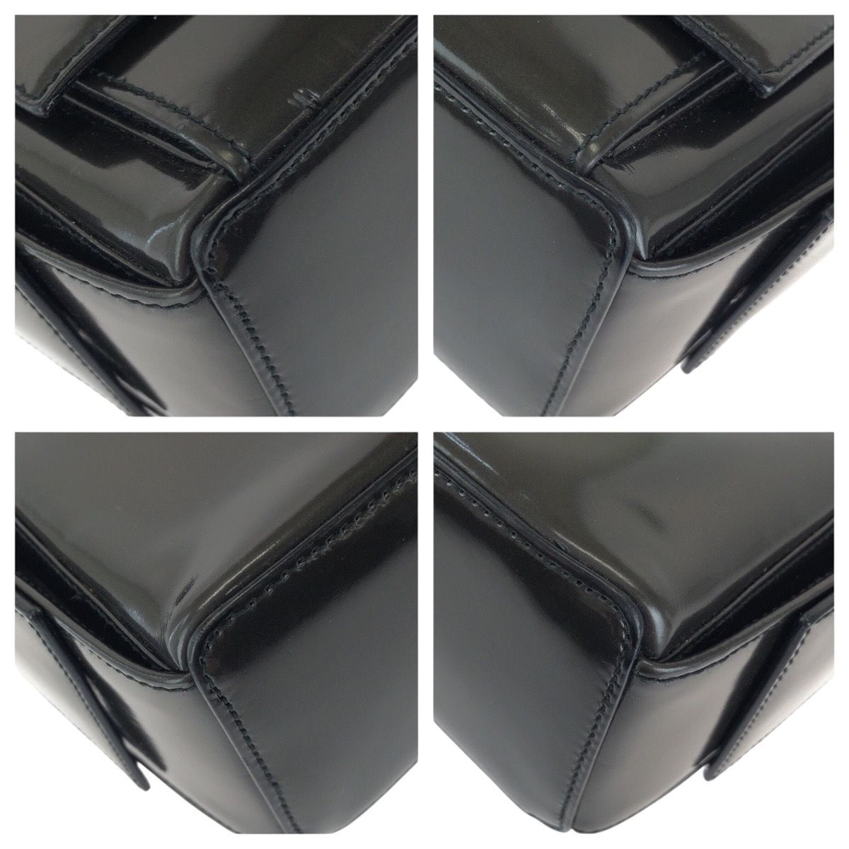 Gucci Gray Khaki Black Enamel 001 Shoulder — view 3