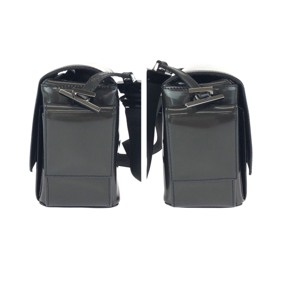 Gucci Gray Khaki Black Enamel 001 Shoulder — view 8