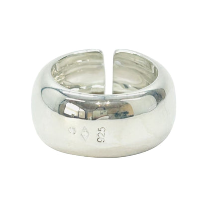 Chanel Logo 925 Sterling Silver Ring — view 3