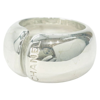 Chanel Logo 925 Sterling Silver Ring — view 4