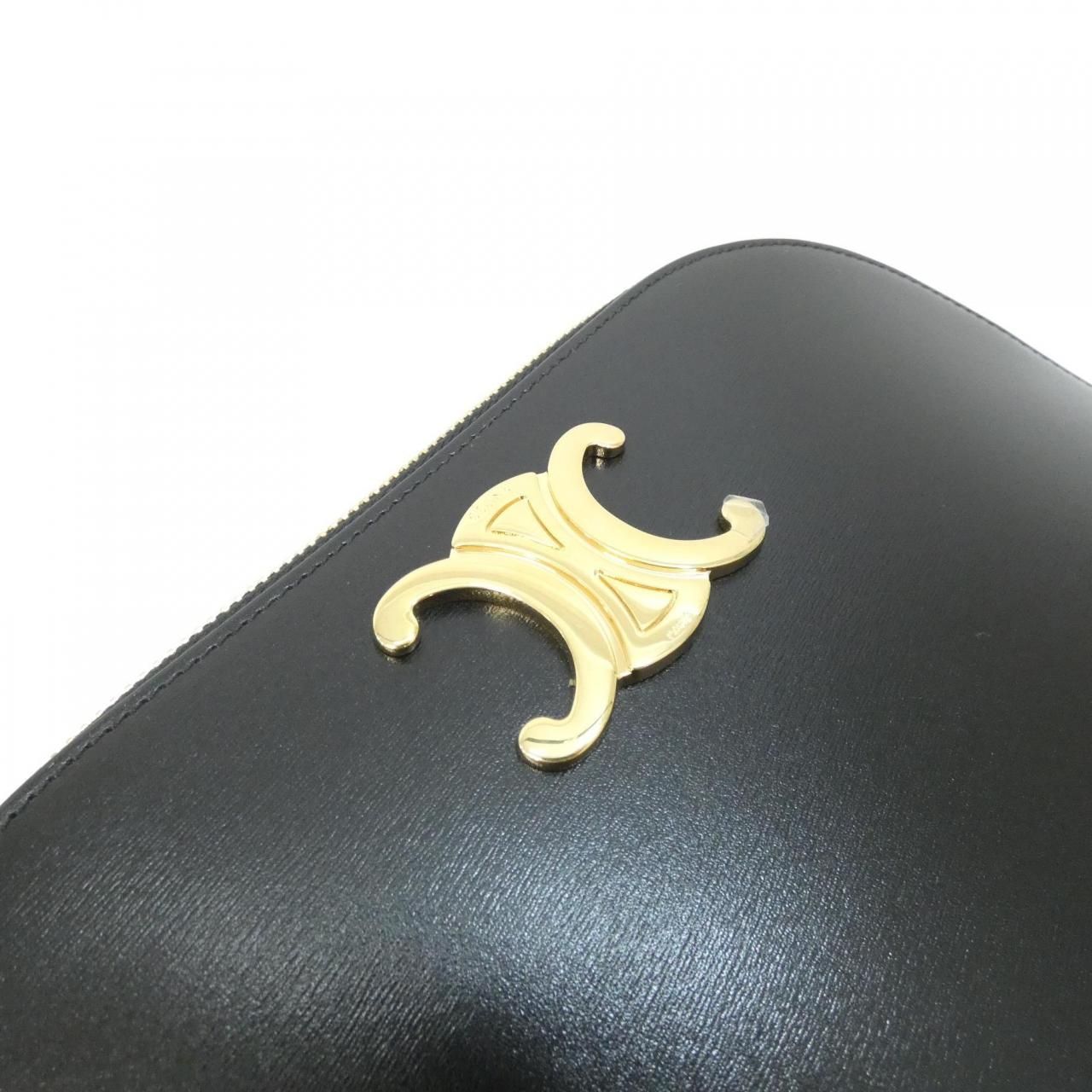 Celine Triomphe Pouch Black — view 4