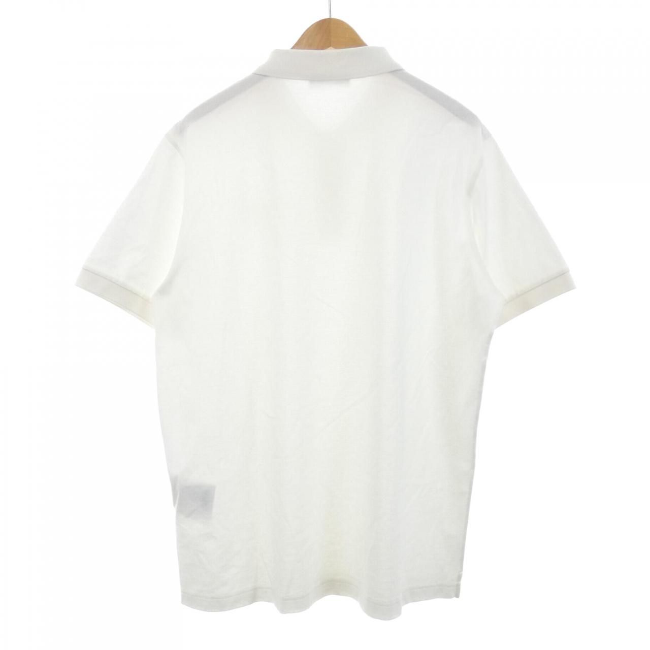 Prada Triangle Logo Pique Polo Shirt — view 2