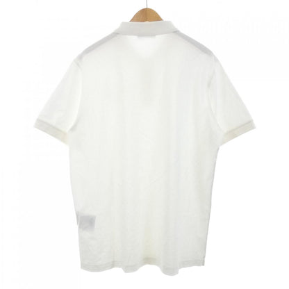 Prada Triangle Logo Pique Polo Shirt — view 2