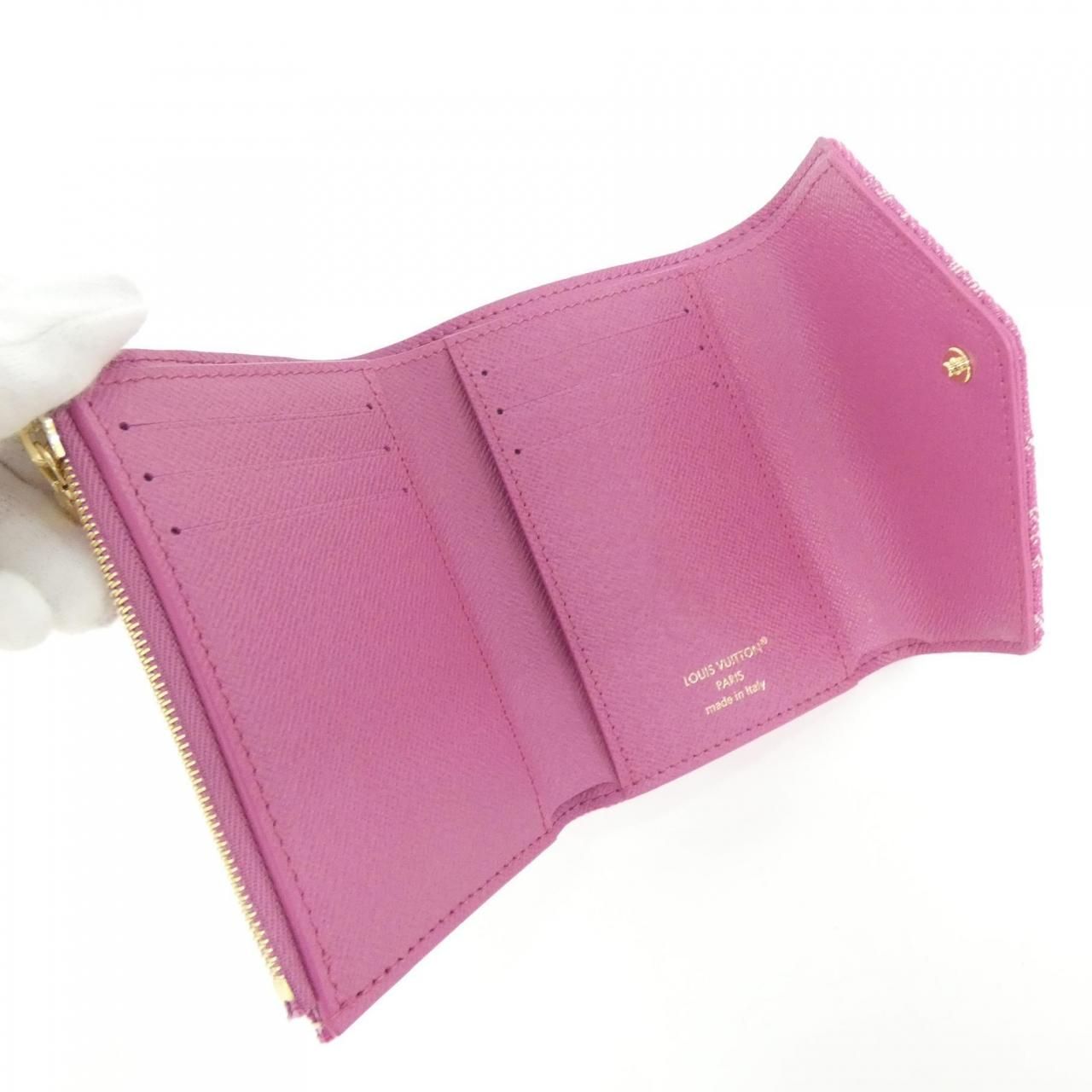 Louis Vuitton Monogram Denim Portefeuille Victorine Wallet — view 3
