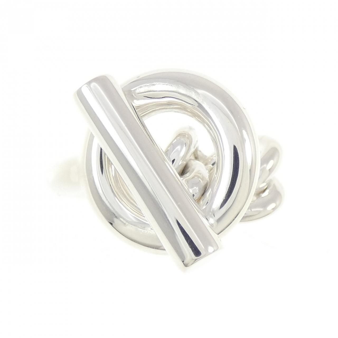 Hermes Croisette Ring Silver — view 2