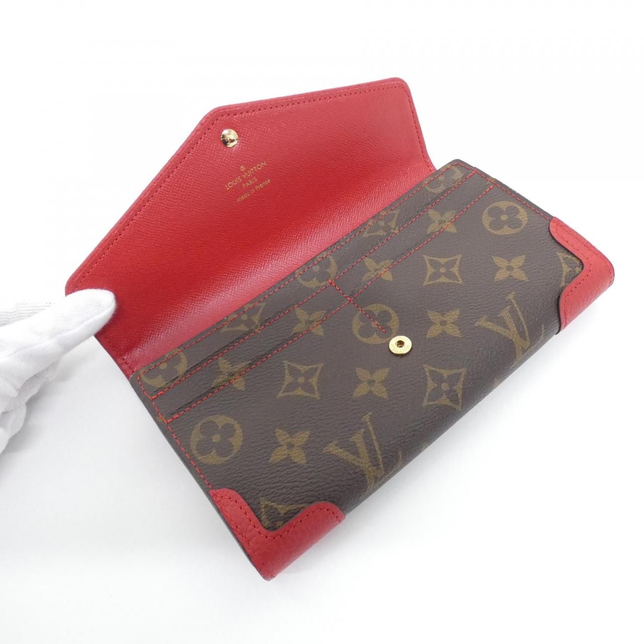 Louis Vuitton Monogram Portefeuille Sarah Retiro Wallet — view 6