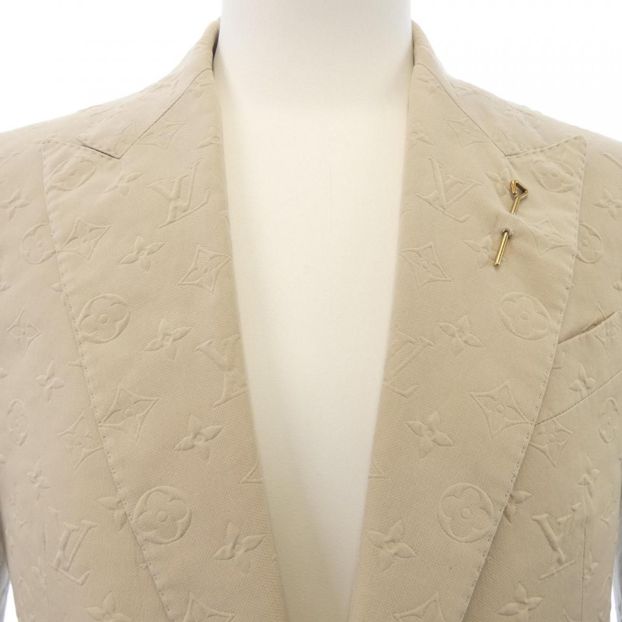 Louis Vuitton Embossed Monogram Single Breasted Jacket — view 5