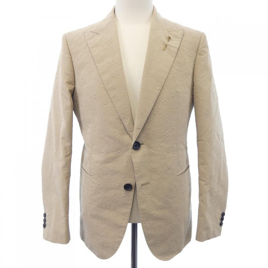 Louis Vuitton Embossed Monogram Single Breasted Jacket