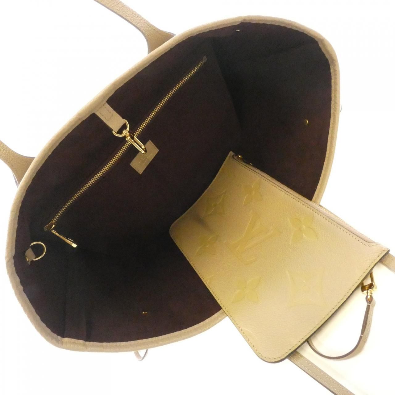 Louis Vuitton Monogram Empreinte Neverfull MM — view 5