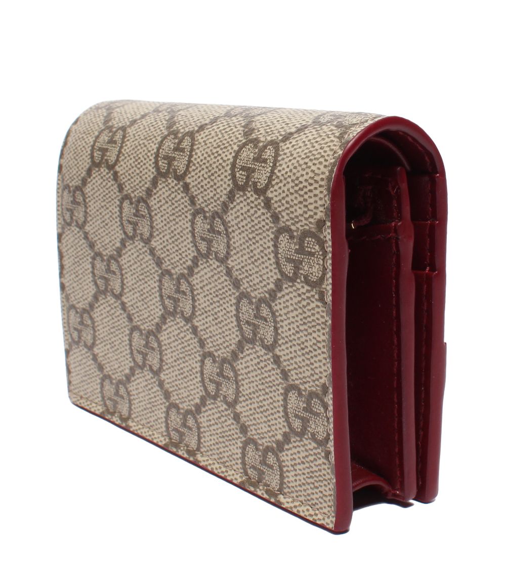 Gucci Bifold Wallet GG Supreme Canvas Mini Animal — view 3
