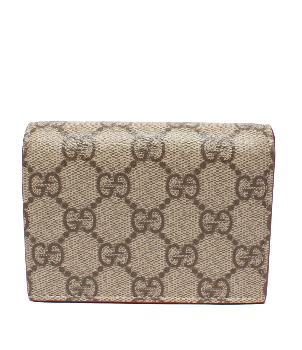Gucci Bifold Wallet GG Supreme Canvas Mini Animal — view 2