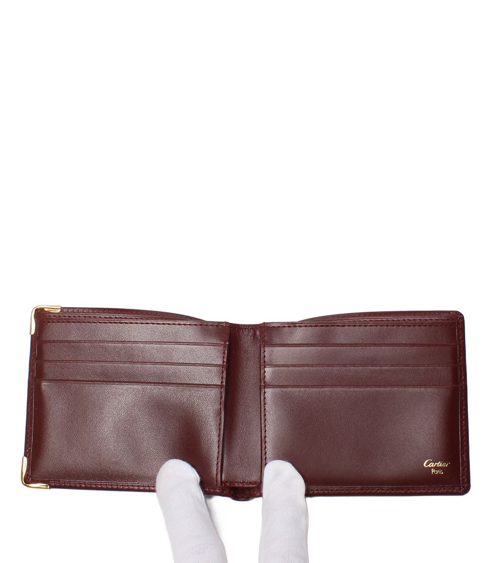 Cartier Bifold Wallet Burgundy — view 5