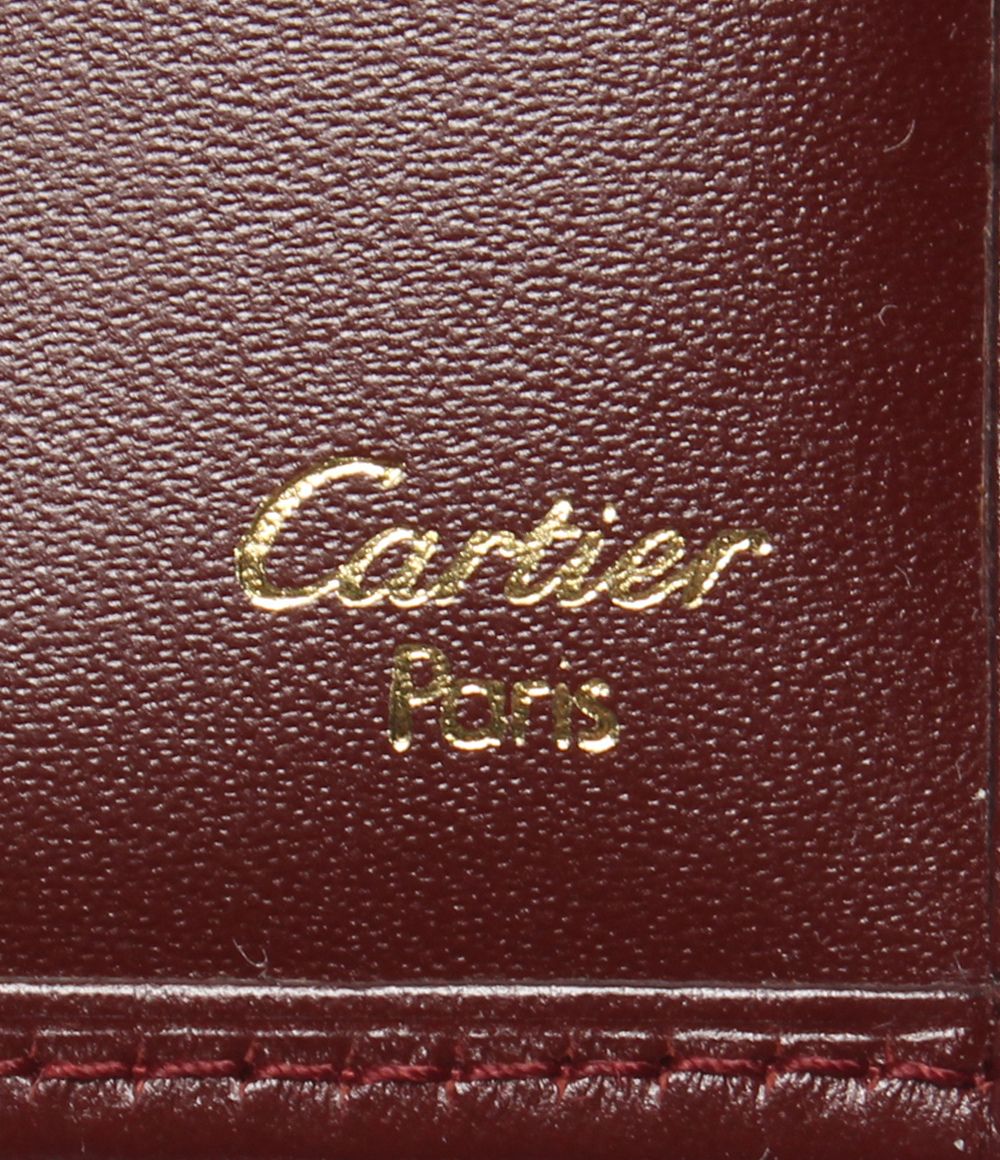 Cartier Bifold Wallet Burgundy — view 6