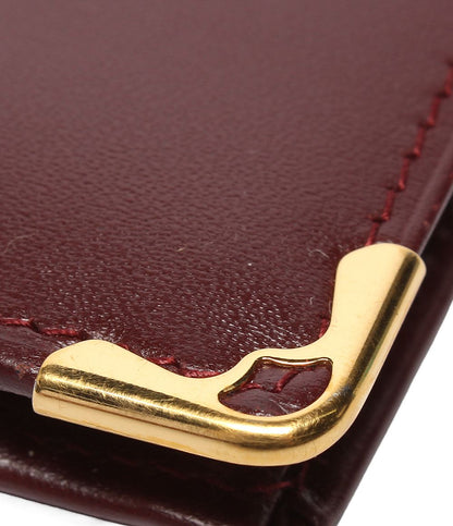 Cartier Bifold Wallet Burgundy — view 7