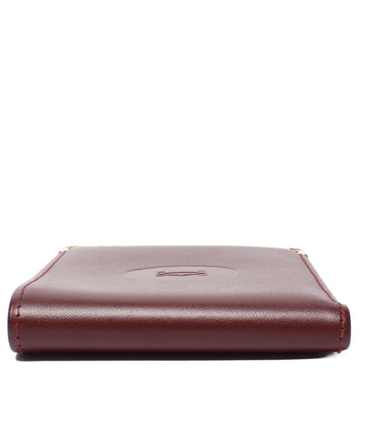 Cartier Bifold Wallet Burgundy — view 4