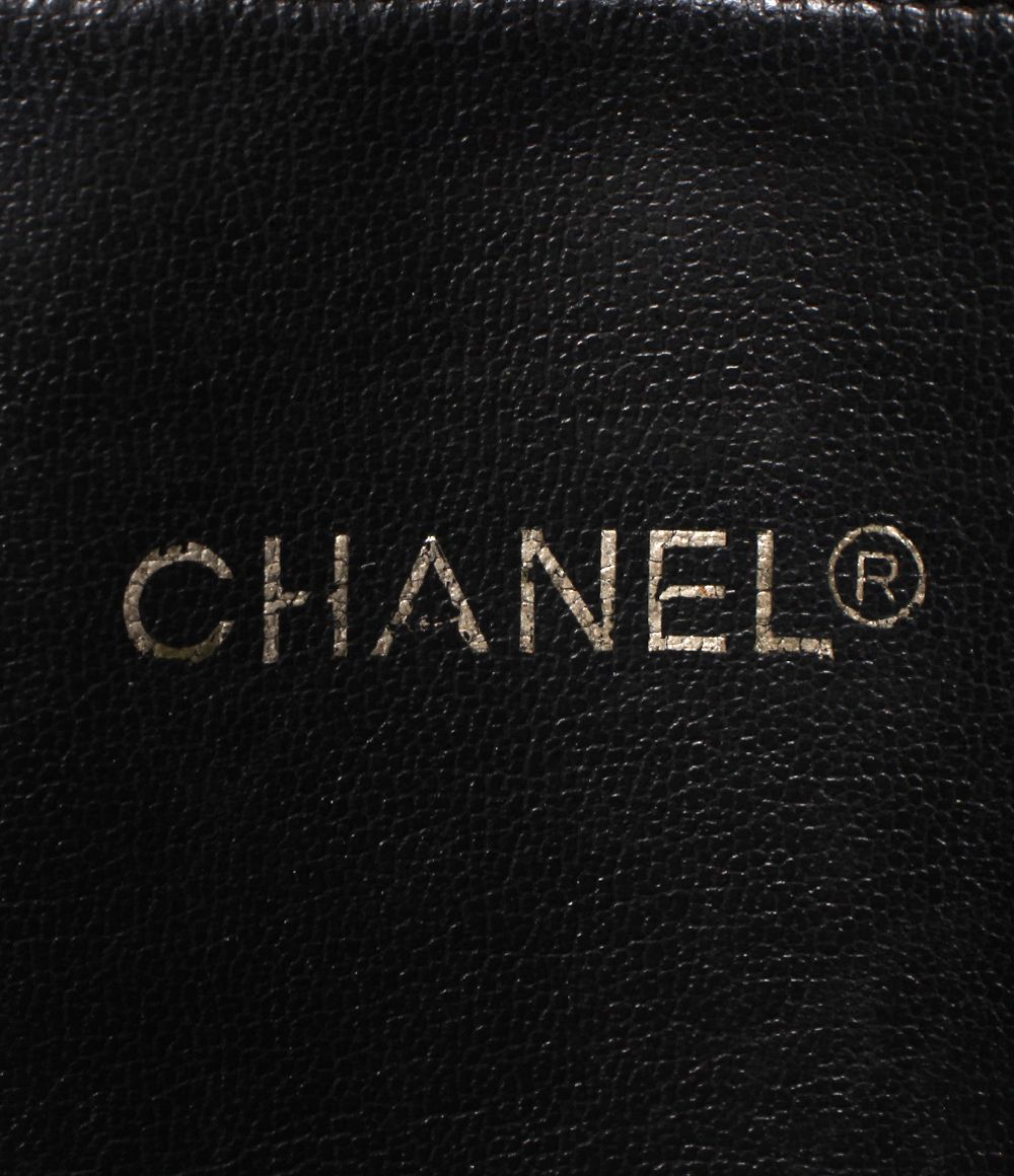 Chanel Chain Shoulder Bag Tote Gold Lambskin Quilted — view 4