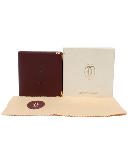 Cartier Bifold Wallet Burgundy — view 7