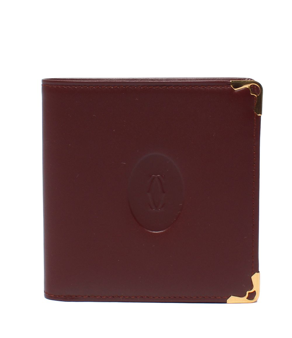 Cartier Bifold Wallet Burgundy