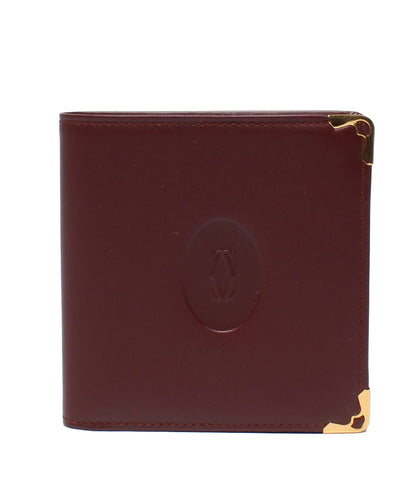 Cartier Bifold Wallet Burgundy