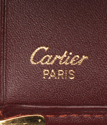 Cartier Bifold Wallet Burgundy — view 6