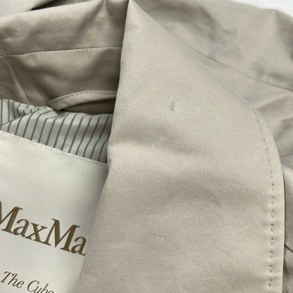 Max Mara Coat 40 M Beige Long Sleeve Spring Autumn — view 6