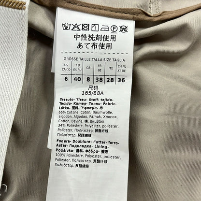 Max Mara Coat 40 M Beige Long Sleeve Spring Autumn — view 4