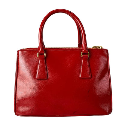Prada Galleria Mini Bag Red Leather — view 3