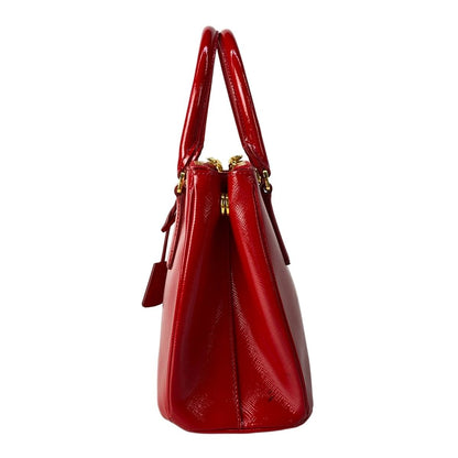 Prada Galleria Mini Bag Red Leather — view 4