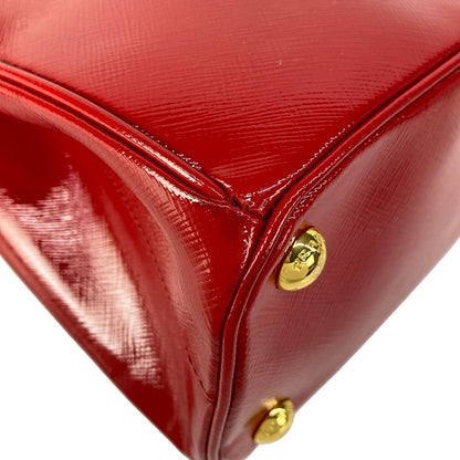 Prada Galleria Mini Bag Red Leather — view 6