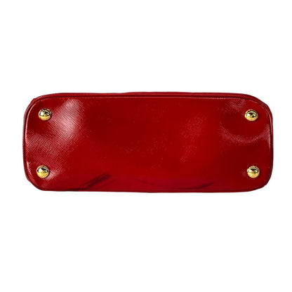 Prada Galleria Mini Bag Red Leather — view 5