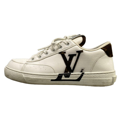 Louis Vuitton Sneakers Charlie Line White Dark Brown Black Low Cut Leather